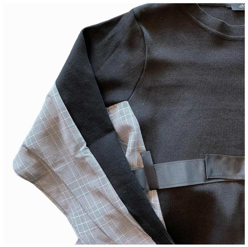 Plaid Sweater Top The Valmai - Picture 6 of 7